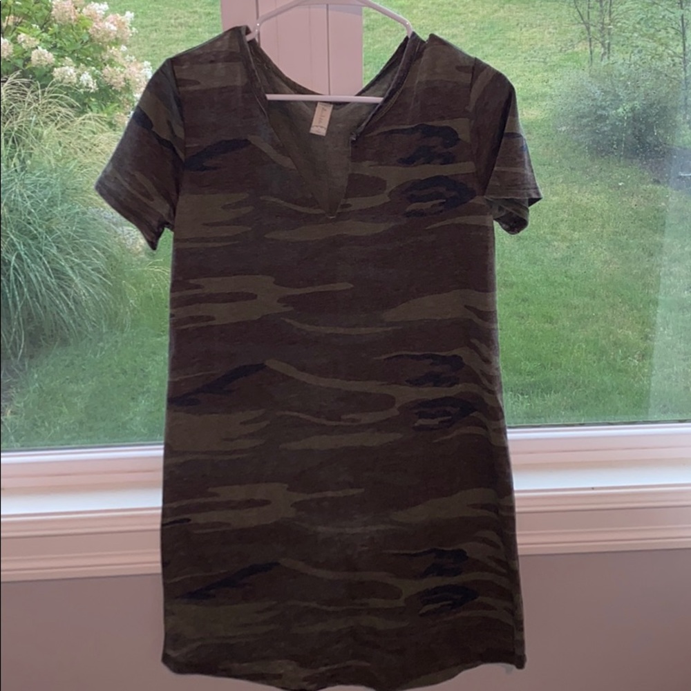Camo print dress